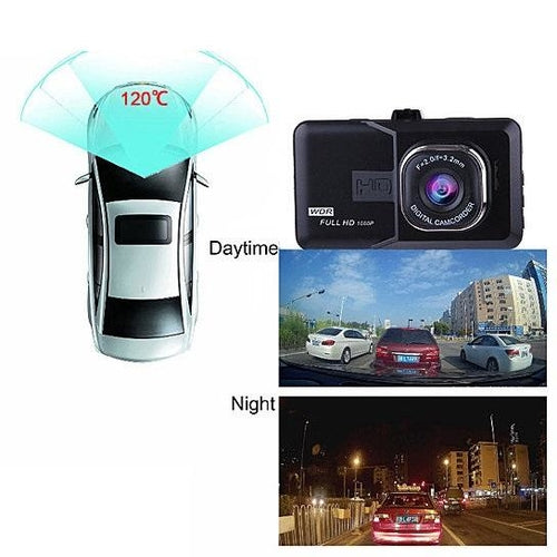 Saraline™ Black Box Dash Cam 1080P Full HD with Loop Recording