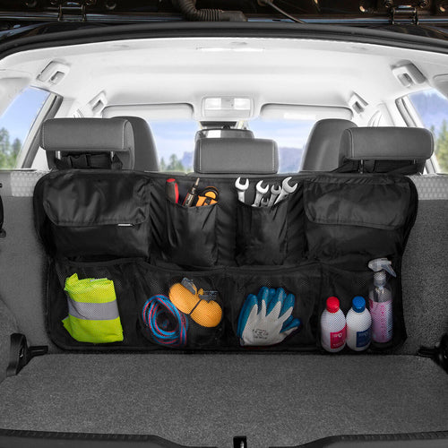 Saraline™ Multi-Pocket Car Trunk Organizer – Waterproof & Foldable