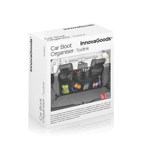 Saraline™ Multi-Pocket Car Trunk Organizer – Waterproof & Foldable