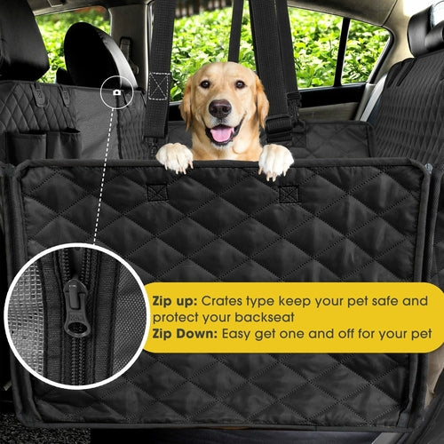 Saraline™ Waterproof Pet Car Seat Cover – Scratchproof & Nonslip Protector