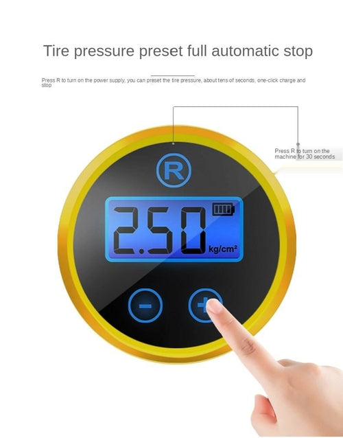 Saraline™ Portable Tire Inflator Air Pump 150PSI – Cordless & Fast Inflation