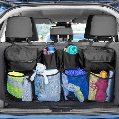 Saraline™ Multi-Pocket Car Trunk Organizer – Waterproof & Foldable