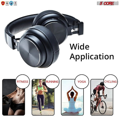 Saraline™ 5Core Bluetooth Wireless Headphones with Mic & Noise Cancellation