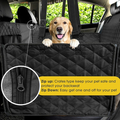 Saraline™ Waterproof Pet Car Seat Cover – Scratchproof & Nonslip Protector